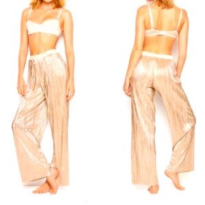 Victoria’s Secret Gold Plisse Pant